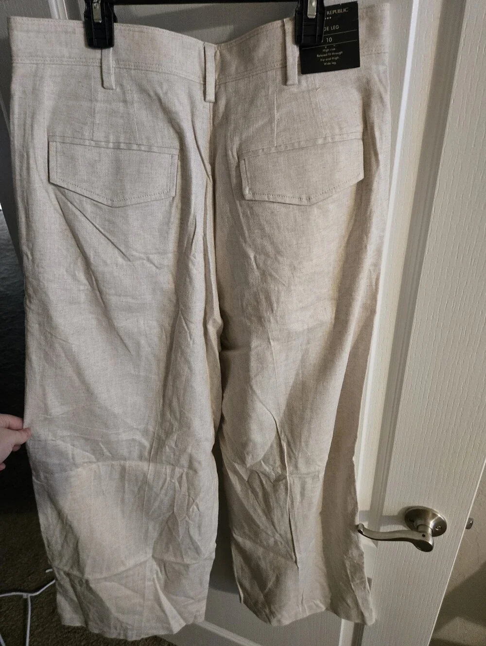 Banana Republic Wide Leg Linen Pant
